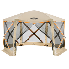 Load image into Gallery viewer, Hike Crew 6-Panel Pop-Up Screen House Gazebo 140x140 Inch
