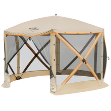 Load image into Gallery viewer, Hike Crew 6-Panel Pop-Up Screen House Gazebo 140x140 Inch
