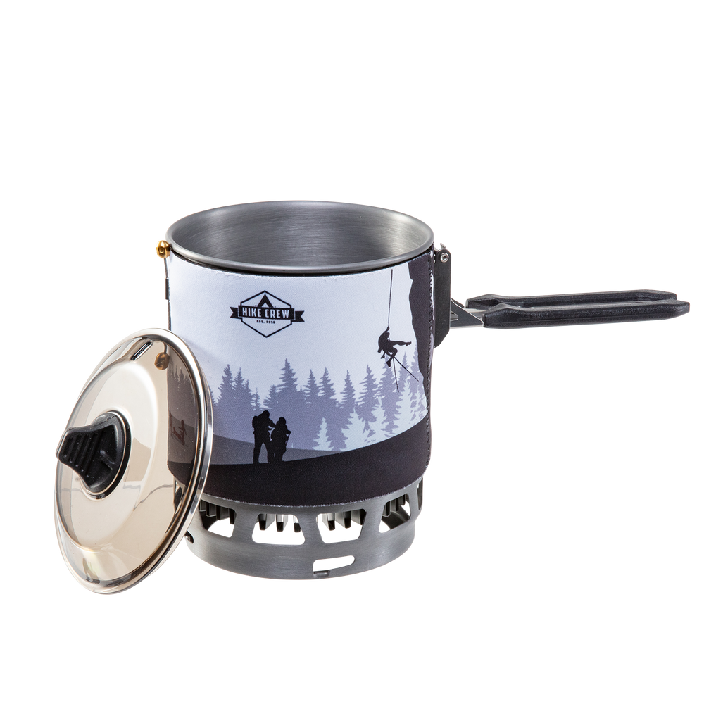 Hike Crew Portable Stove & Cooking System with 1L Pot