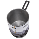 All-In-One Cooking System with Stove and Pot